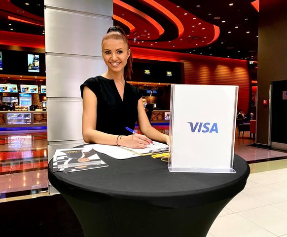 Хостеса на Алита Ивент на кампания на Visa в Cinema City