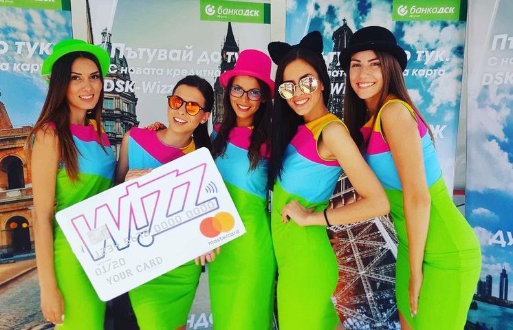 Промоутъри на Алита Ивент на кампания на Wizz Air